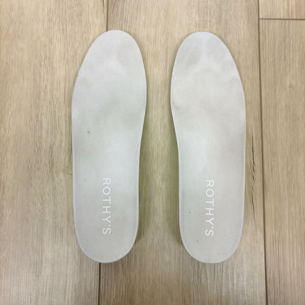 Rothy’s The Lace Up Low Top Sneakers in Vanilla Size 8 - Picture 9 of 14